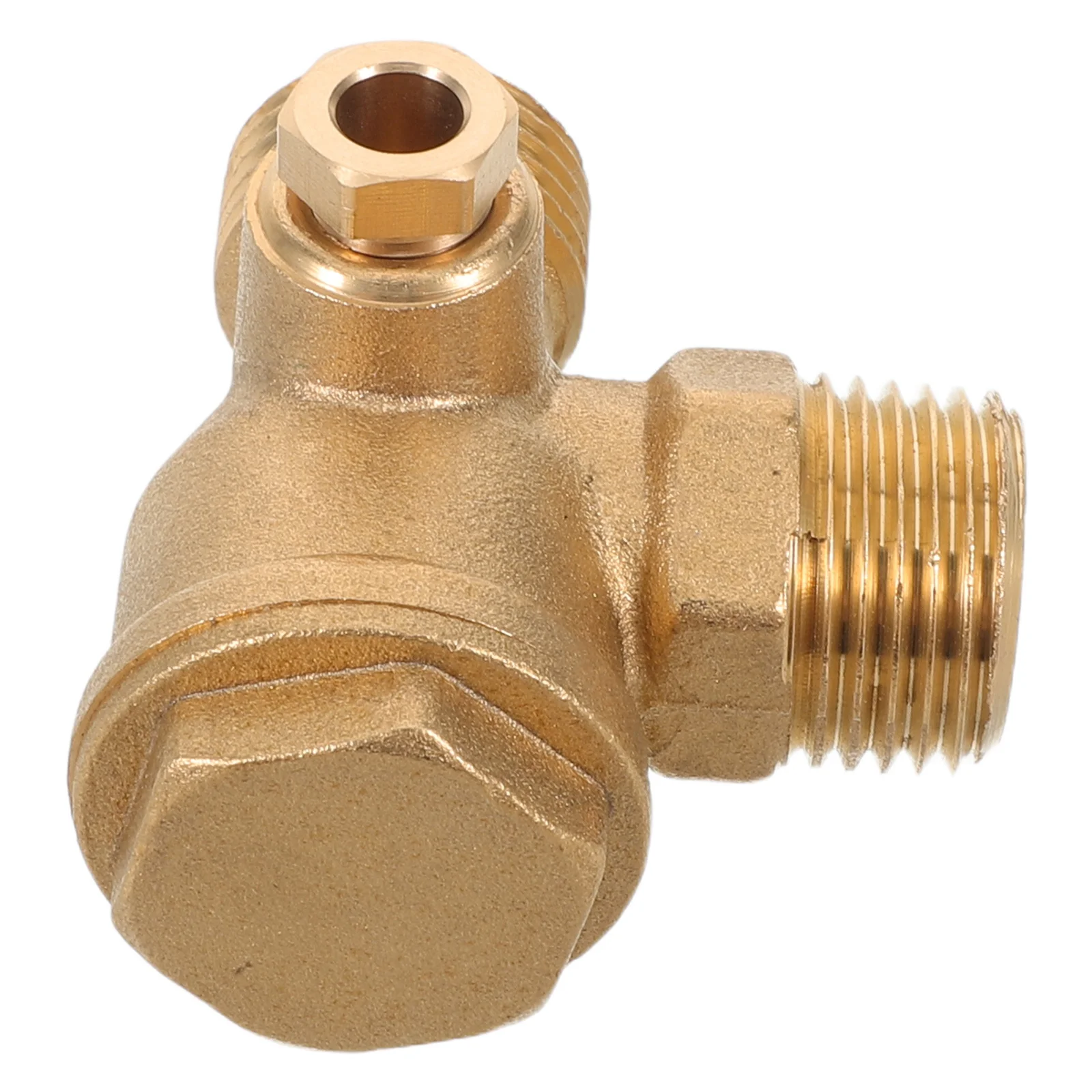 

1/2'' Female Thread Copper Check Valve Heavy Duty Non-Return One Way Valve For Air Compressor Systems Pneumatic Accessory