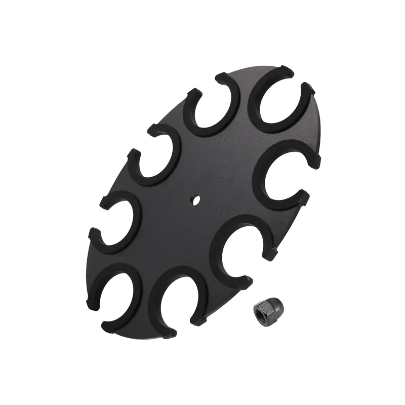 B24B Microphone Holder, Multi Mic Holder For Wired And Wireless Mics, Multiple Microphone Organizer And Display For Mic Stand