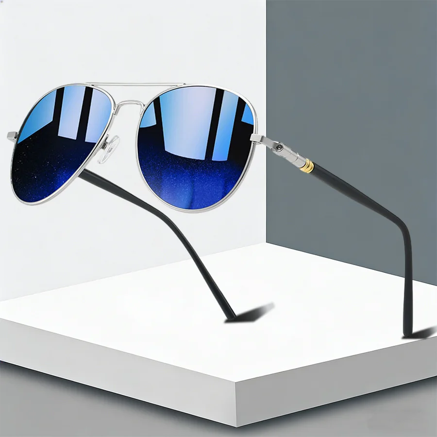 Modische Luxus-Pilotensonnenbrille für Herren und Damen, Sonnenbrillen der Luxusmarke, Designer-Brillen zum Autofahren und Angeln