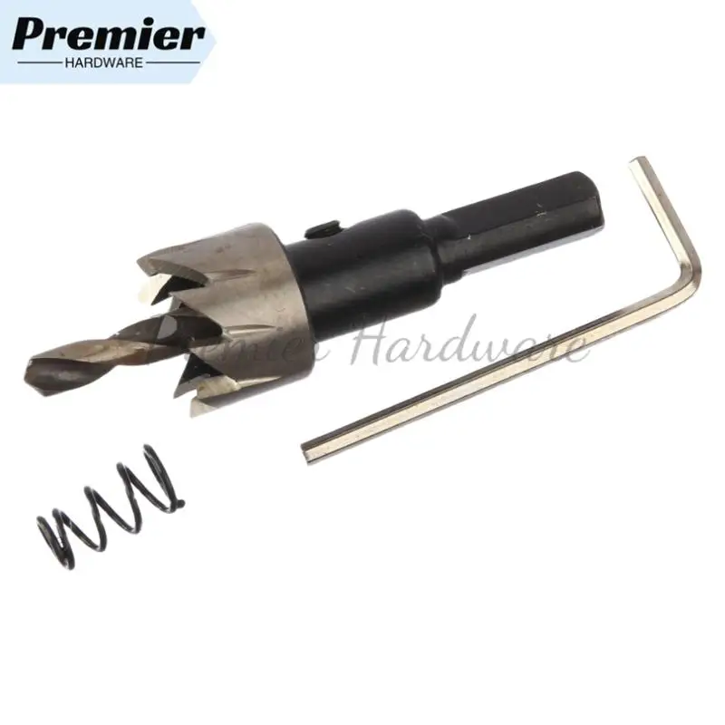 

HSS Drill Bit Set 18mm Holesaw Hole Saw Cutter Drilling Kit Hand Tool For Stainless Steel Wood Metal Alloy Cutting Tip Drill