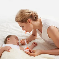 Baby Infant Nasal Suction Snot Cleaner Baby Mouth Suction  Children Nasal Aspirator Cleansing Sucker Nose Cleaning Tool