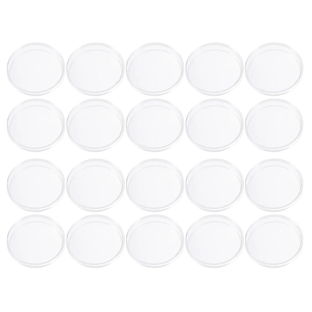 

30pcs 90mm Plastic Petri Dishes Disposable Transparent with Lids for Laboratory Biology Experiment Culture Yeast Reusable Eco