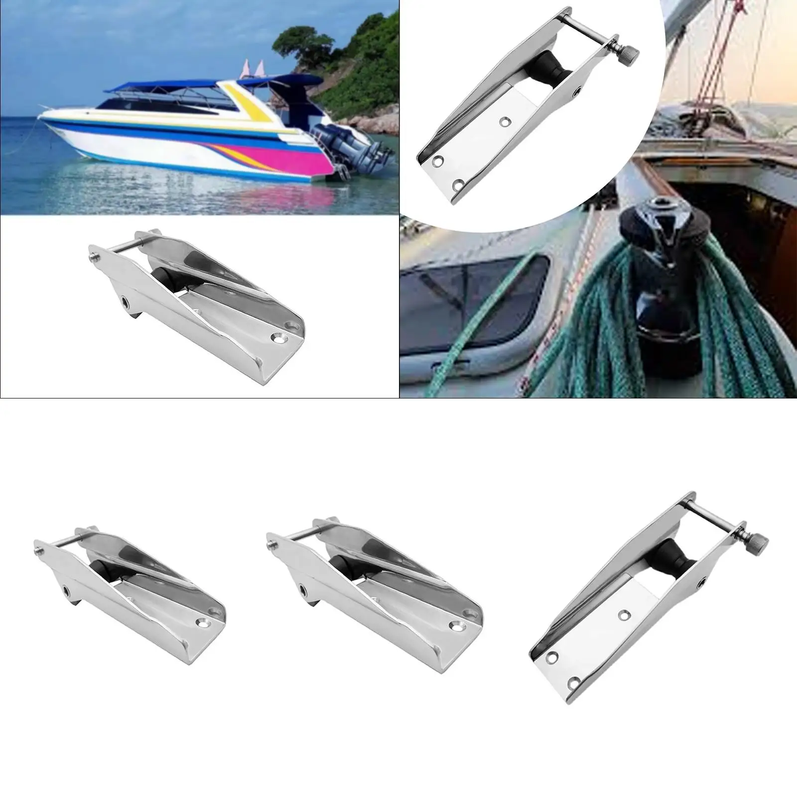 マリンバウアンカーローラーアンカーホルダー簡単な取り付けステンレス鋼マリンハードウェア漁船ヨット汽船用