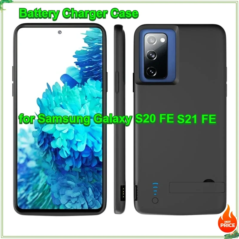 

5000mAh Battery Charger Case for Samsung Galaxy S20 FE Portable Extended Charging Case Galaxy S20Fe S21 FE 4G/5G Power Bank Case