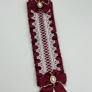 نسائي قوطية لوليتا واسعة الدانتيل غطاء الرأس خادمة الدانتيل يدوية متعددة الاستخدامات اكسسوارات الشعر لطيف تأثيري عصابات حلو دبوس الشعر أفضل 8 ألعاب تنكرية لحلوى الحب مبيعا - رقم 3