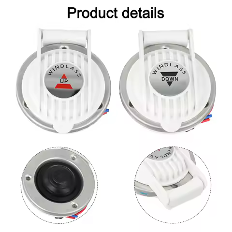 DC Electric Windlasses Foot Switch Pair On Deck Control 3 Dia Boat Accessory Quick Connect Wiring Versatile Use
