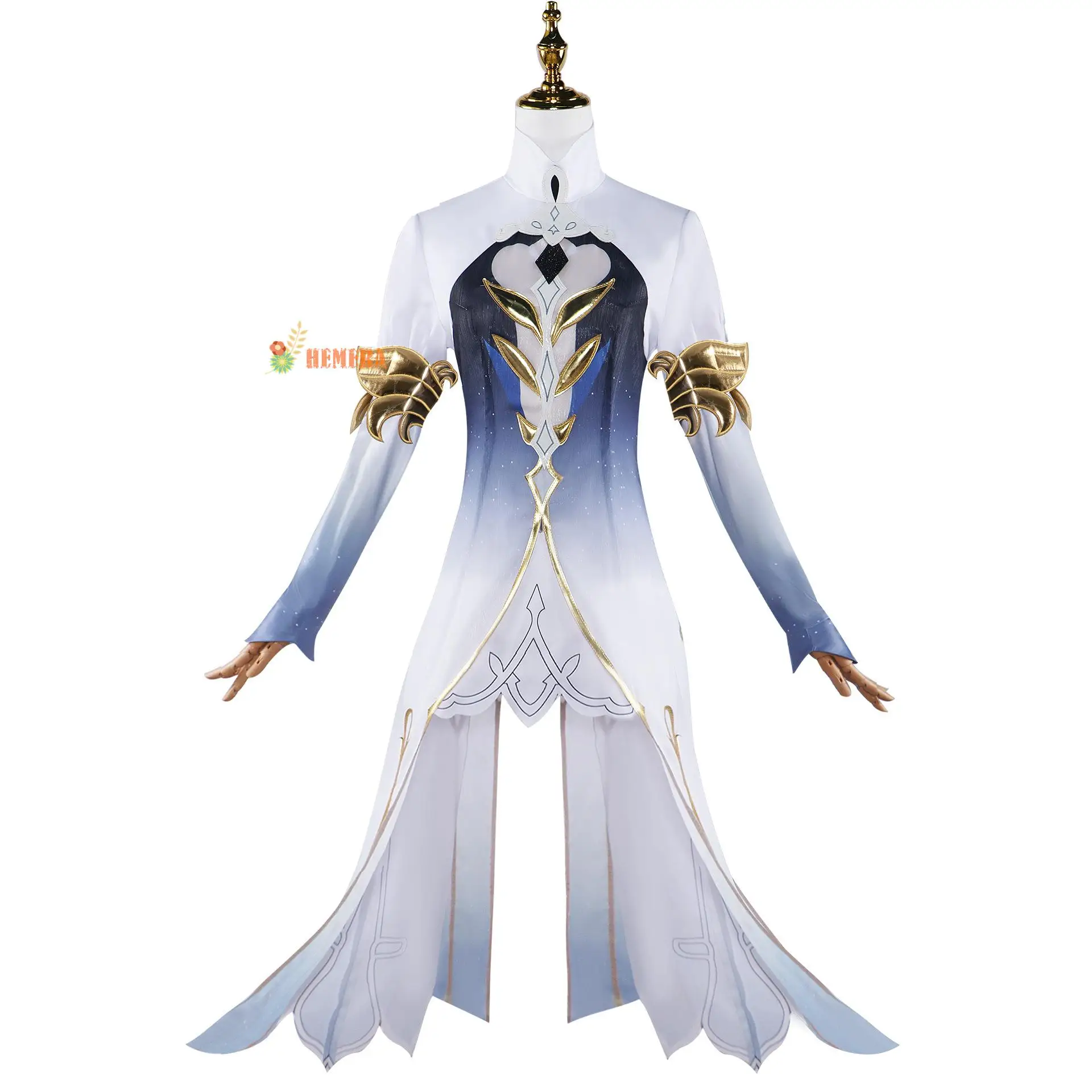 Focalors Anime Game Genshin Impact Fontaine Furina Cosplay Costume Dress Uniform Focalors Wig Cosplay Costume Hydro Archon