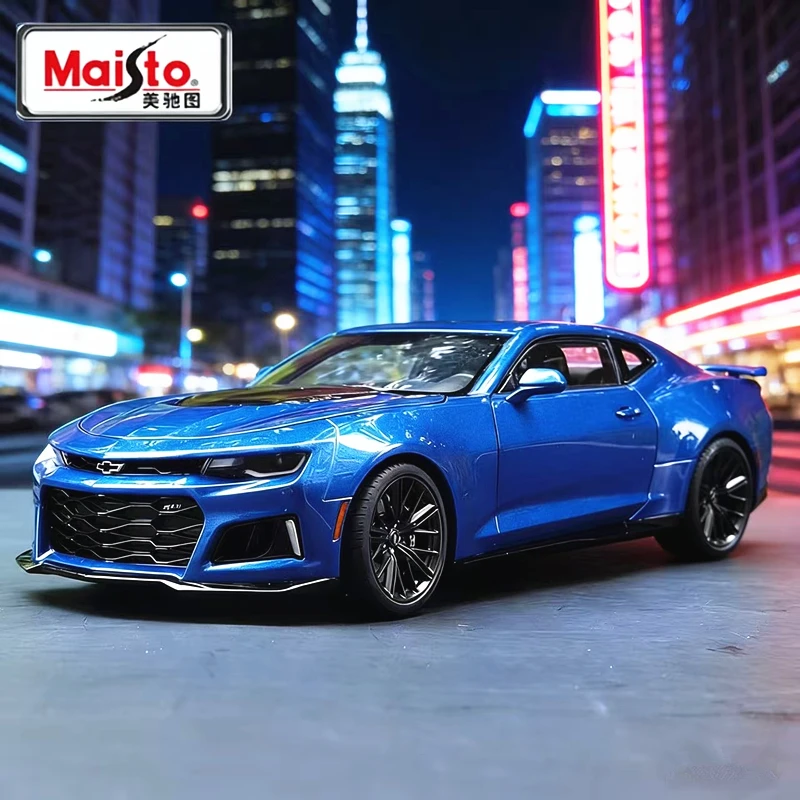 

Maisto 1:24 2017 Camaro ZL1 Высококачественная модель спортивного автомобиля из сплава, литая под давлением, имитация гоночного автомобиля, подарок для детей
