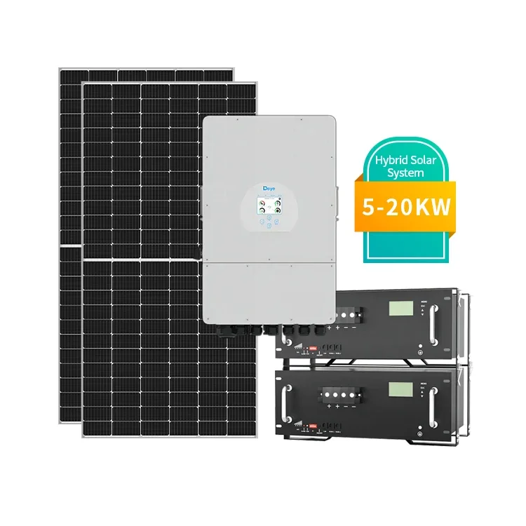 solar system 5kW 10kW 20kW 30kW Solar Panels With Battery And Inverter Complete Kit Hybrid Solar Energy System For Home