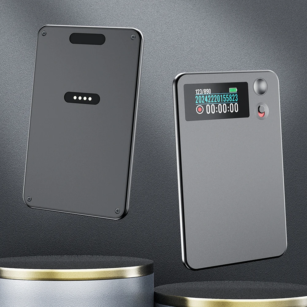 ChatGPT AI Voice Recorder BT Connection Transcribe & Summarize Recorder APP التحكم المحمول مسجل الصوت لسفر الأعمال