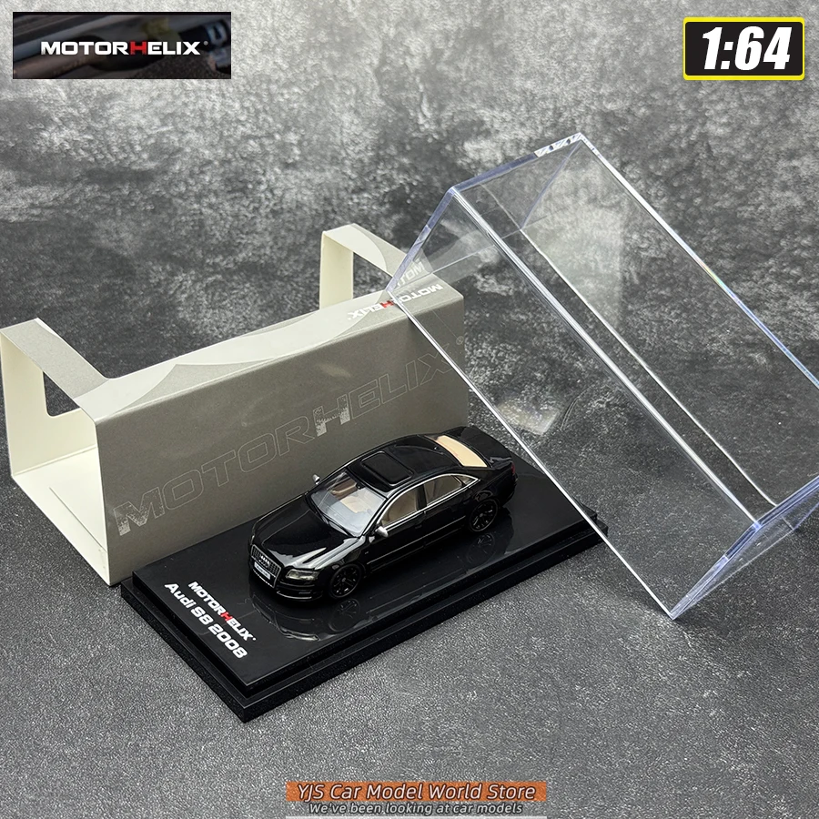 Motorhelix MH 1:64 Audi S8 2008 Car Model Sports Static Model Birthday Present