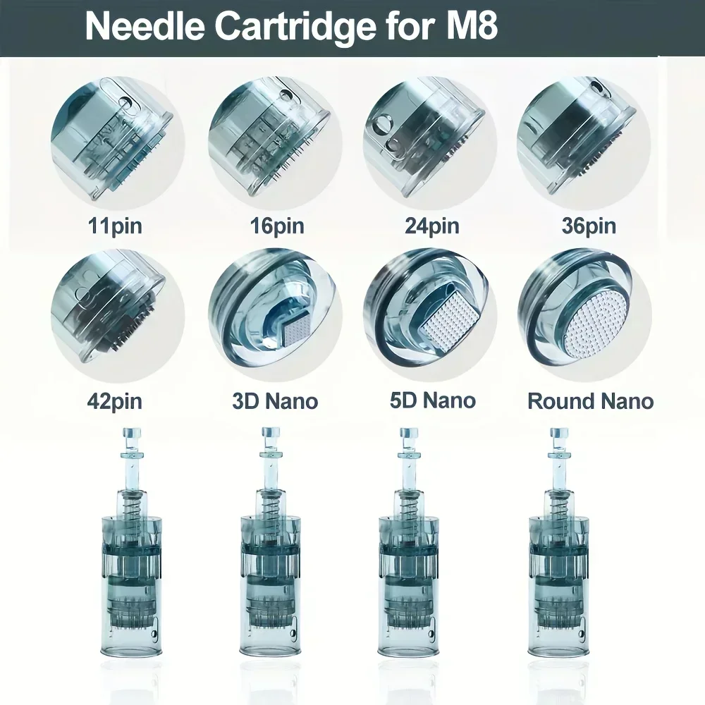 M8 Bajonett-Nadelmodule für M8 Derma Pen Mikronadel-Ersatzspitzen Mikronadeln 11pin 16pin 24pin 36pin 42pin Rund 3D 5D – Detail 11