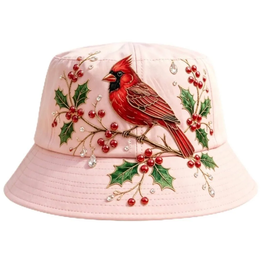 Breathable Garden Morning Cap Adjustable Soft Cotton Baseball Cap Animal Floral Pattern Hummingbird Flowers Sports Sun Hat