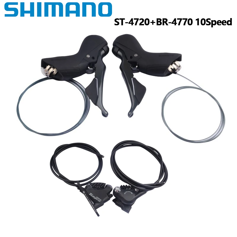 Shimano Tiagra 4700 ST-4720 BR-4770 Hydraulische Scheibenbremse Dual Control Rechts Links Hebel 10-Gang 4770 Bremse für Rennrad Fahrrad – Detail 1