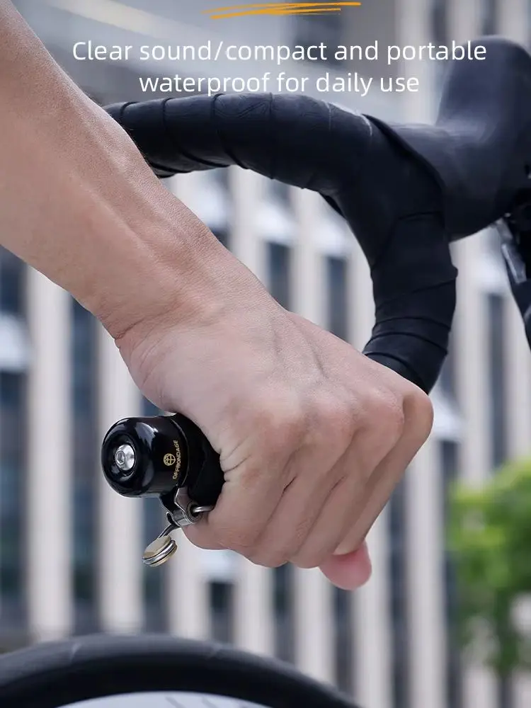 AliExpress OFFBONDAGE Road Bike Bell Horn Copper Bicycle Handlebar Plug End Ring Clear Loud Sound Warning Alarm Safety Cycling Accessories