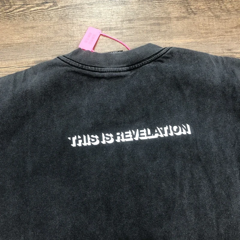 SAINT OF MICHAEL 1:1 Best Quality Streetwear Printed Tops Loose Summer 100%Cotton Tee Oversized Vintage T Shirt For Men