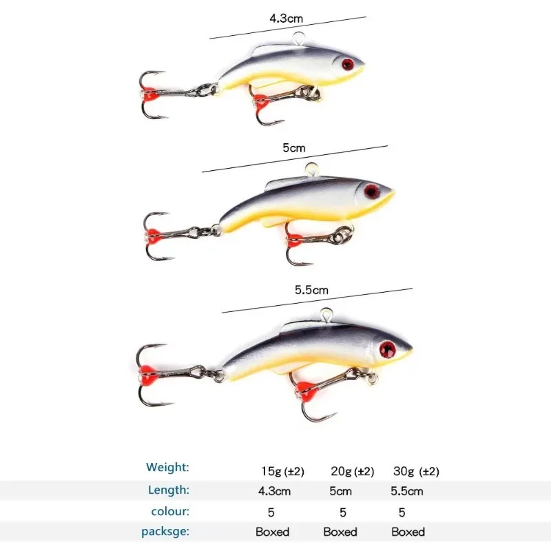 FTK Swimbait Minnow – Señuelo duro 4,3-5,5 cm para lucio winter fishing - imagen 5