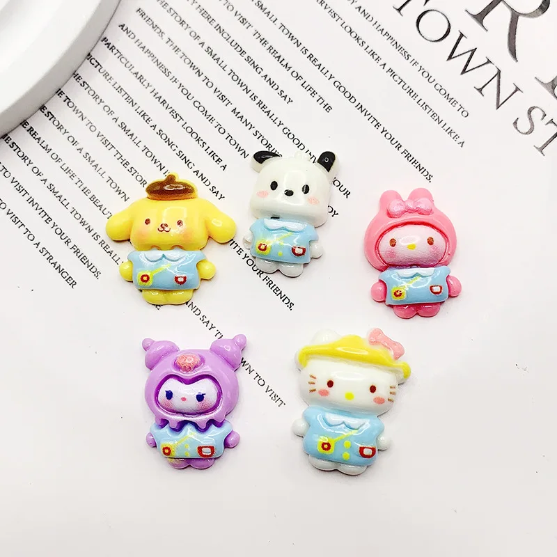 

Miniso glossy Sanrio cute cartoon series resin accessories handmade DIY cream glue cup hair clip accessories material