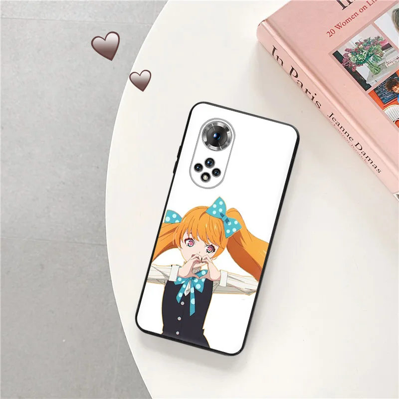 Black Matte Phone Cases for Honor X8b X8 X7 X6 a X9 b 90 70 Magic5 8x Takt op. Destiny Huawei P40 P30 P20 Psmart Soft Cover