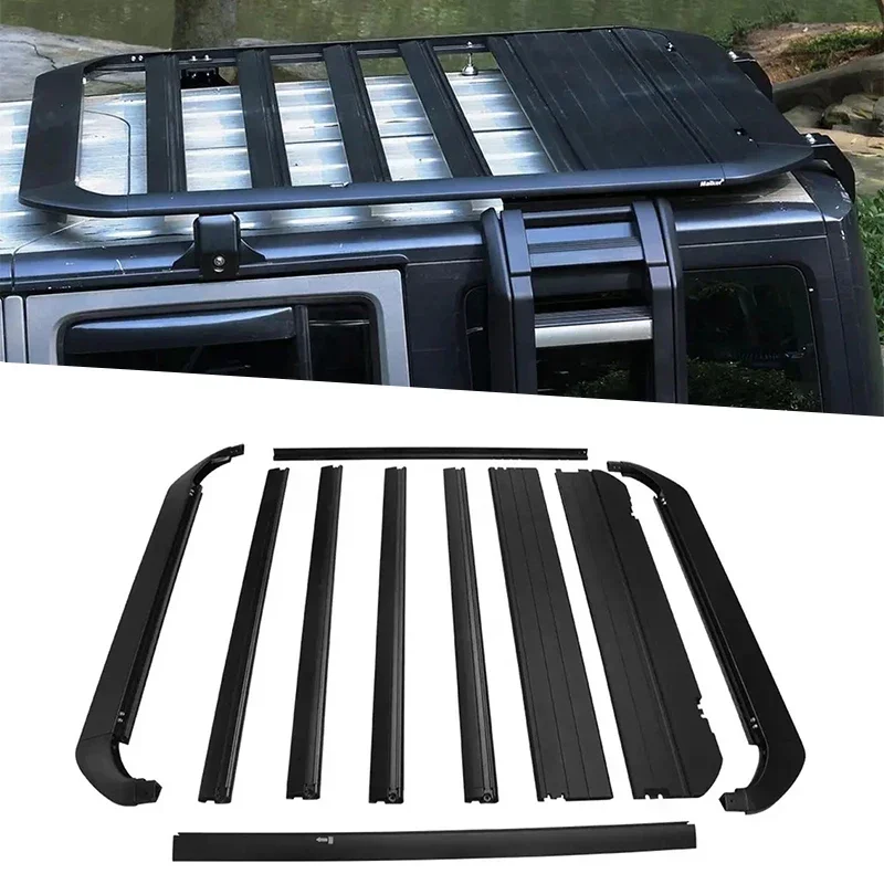 

Wrangler Jk Accessories Luggage Rack Wrangler Luggage Frame Gladiator Expansion Rack JK Roof Rack For Jeep Wrangle Jk 2007-2017