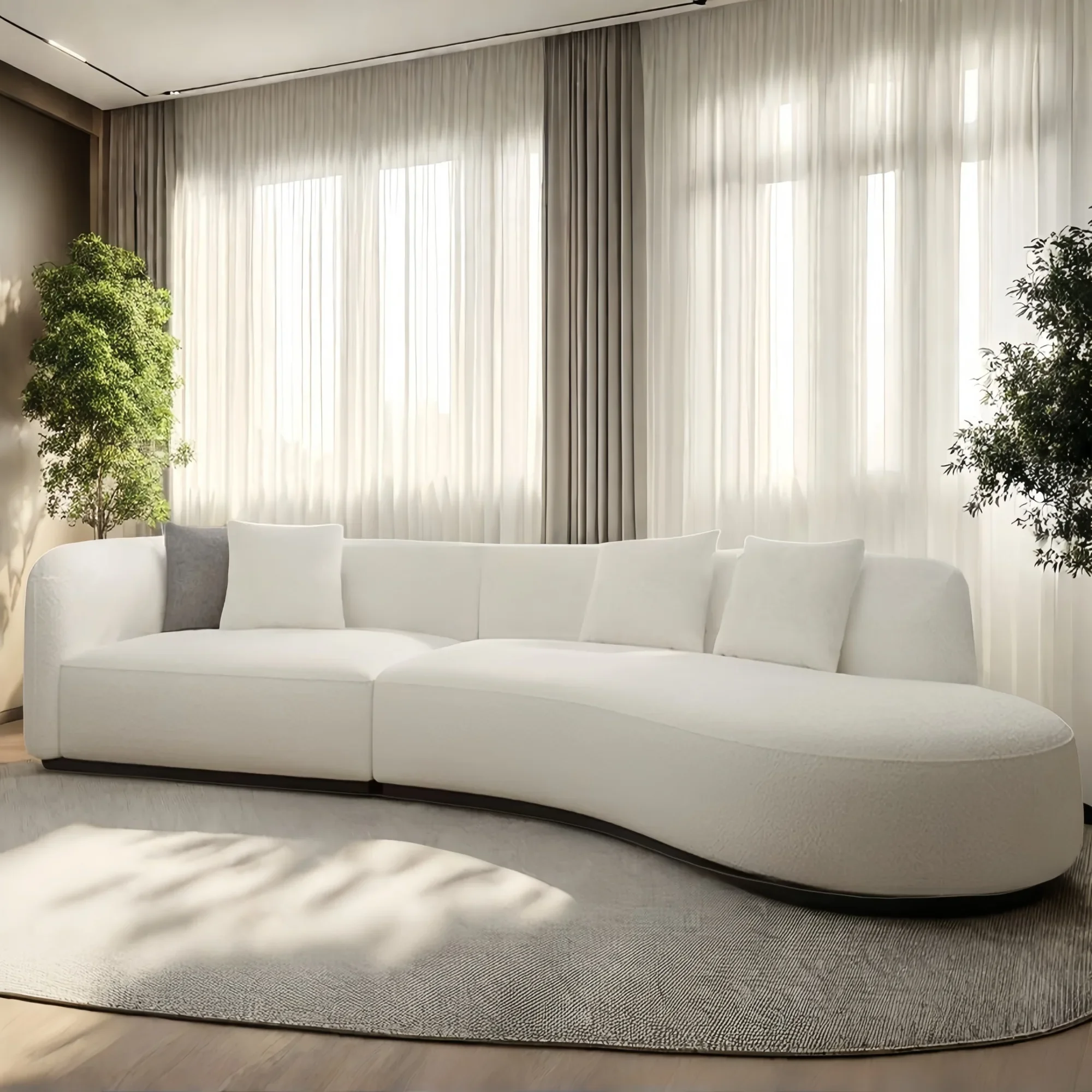 

Диваны для гостиной, уличные роскошные диваны для ленивых детей, напольная гостиная, изогнутая белая деревянная мебель Sillon Cama