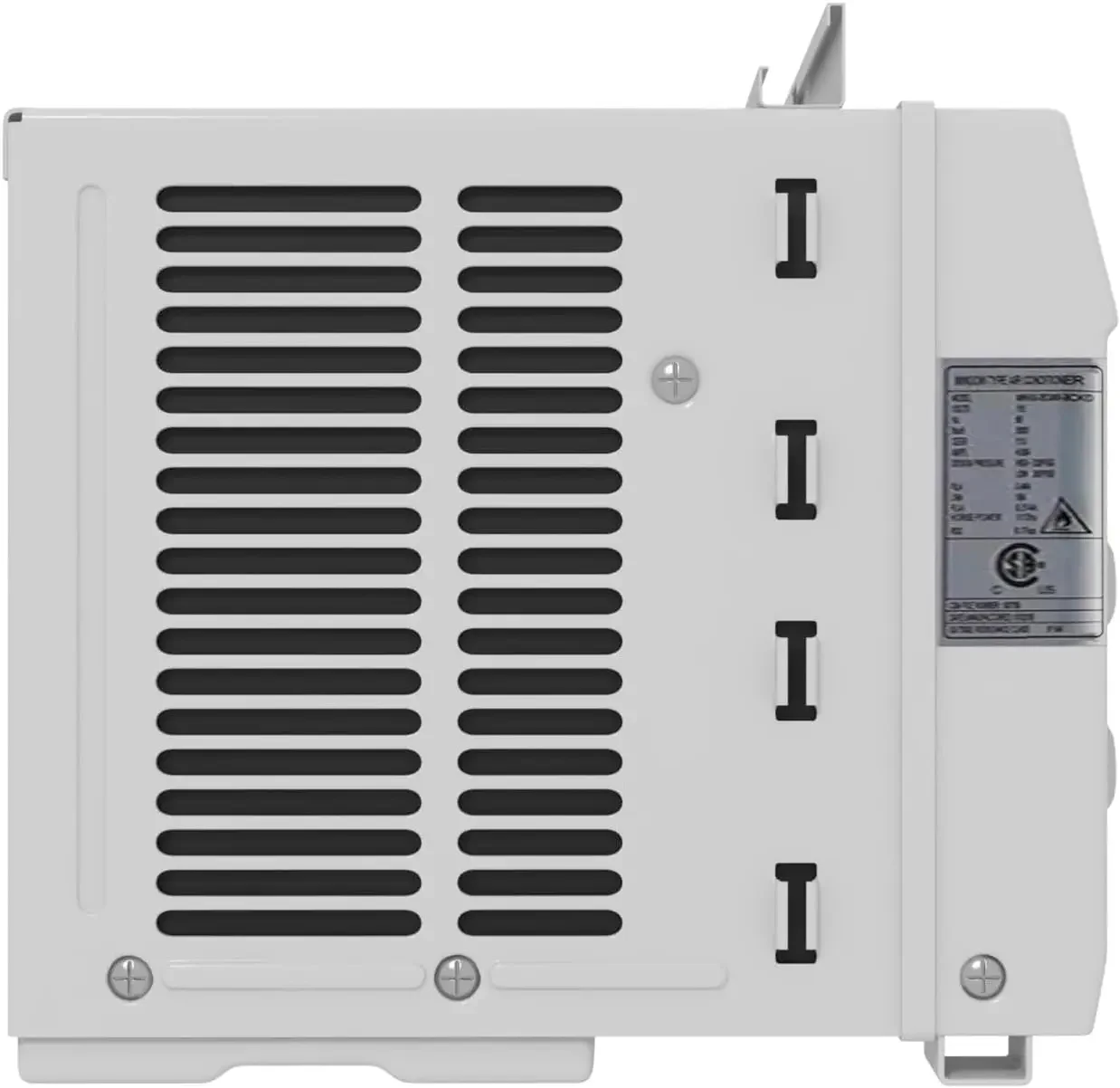 기계식 제어 창문 장착형 에어컨, 150 스퀘어 피트, 5000 BTU AC 유닛, 흰색