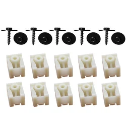 20 unids/set para BMW guardabarros delantero Liner C-Clip Kit de tornillos de perno hexagonal 07147311312 07149213164   Accesorios para automóviles