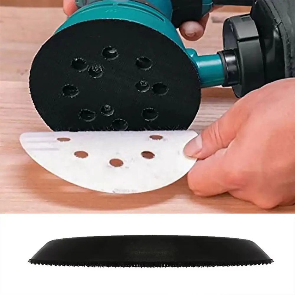 

Grinding Disc Sander Pad Lapping Plate For Sanding Machine Sanding Pad 5 inch 8 Hole Polishing Pad Sander Backing Pad