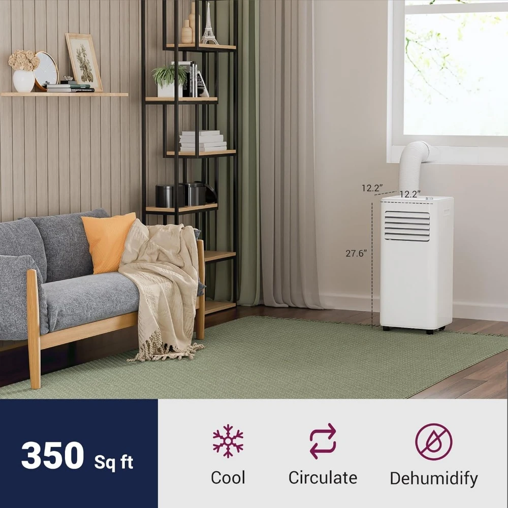 Slimme Wifi Ingeschakeld 8000 Btu Draagbare Airconditioner Werken Met Ontvochtiger En Ventilator Draagbare Ac Unit Met Afstandsbediening En Raamkit