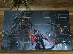 YuGiOh Duel Playmat Dinomorphia Kentregina TCG CCG Mat Trading Card Game Mat Mouse Pad Mousepad Table Desk Play Mat 60x35cm