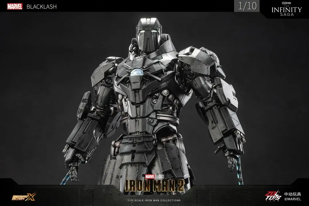 Original ZDTDS Iron Man Tony Stark Whiplash Blacklash Iron Monger MK3 Action Figure Sammlung Film Modell Puppe Spielzeug WEIHNACHTEN Geschenke – Detail 16
