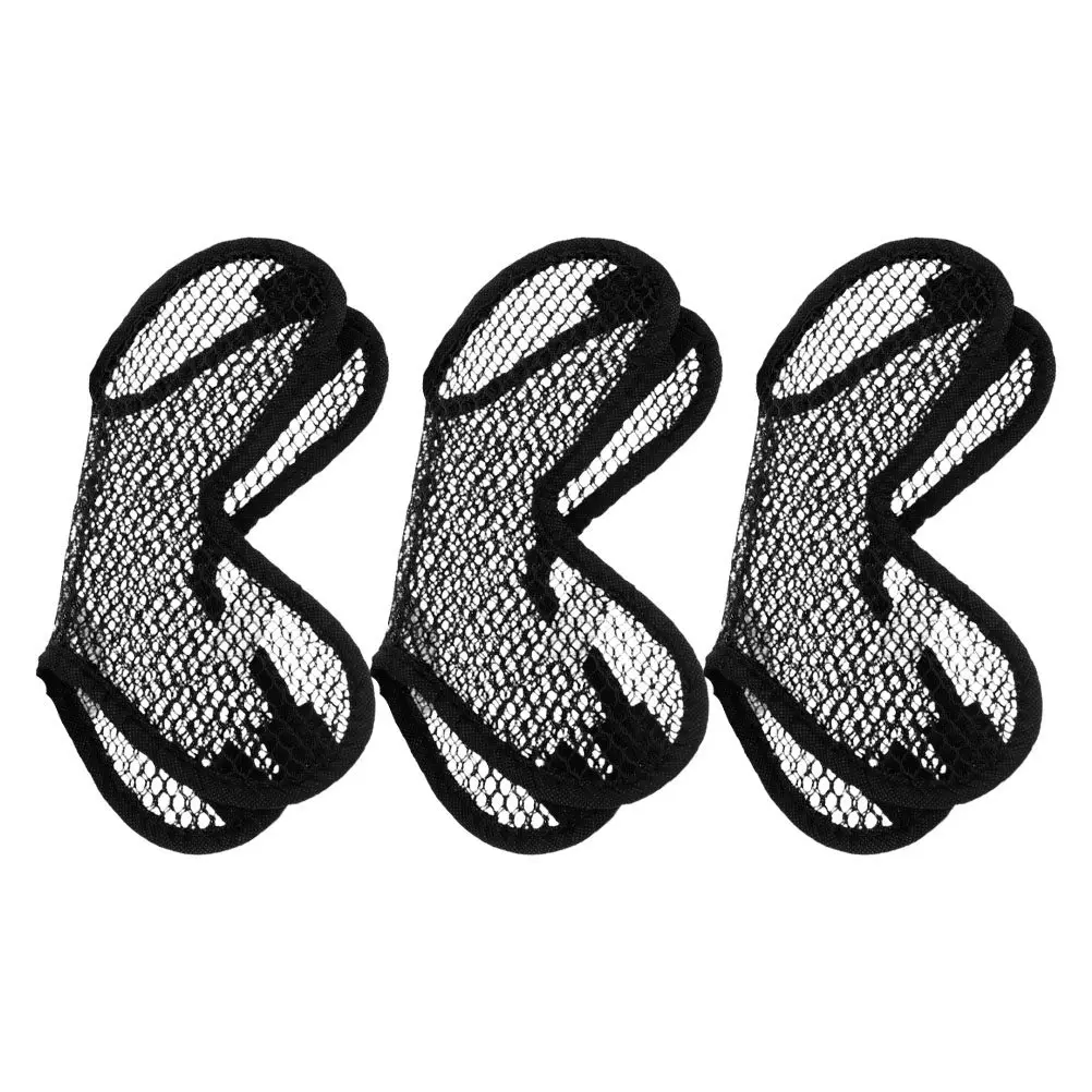 

3Pcs Safety Hat Insert Cushion Breathable Cooling Mesh Liner Sweat Absorbing Reusable Hard Cap Sweatband for Construction