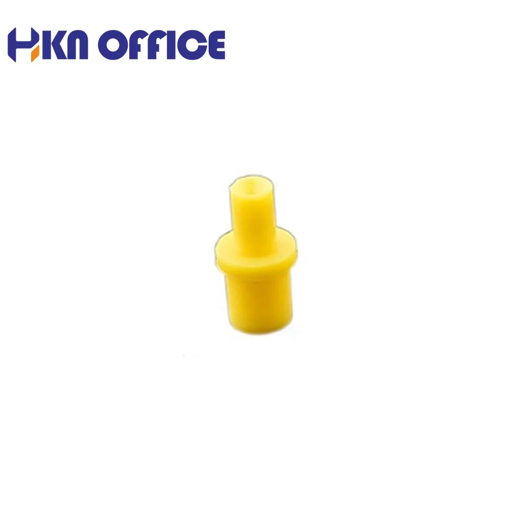 20PCS Syringe silicone soft yellow pumping air hollow joint part rubber connector ciss inkjet cartridge cleaning clean tool