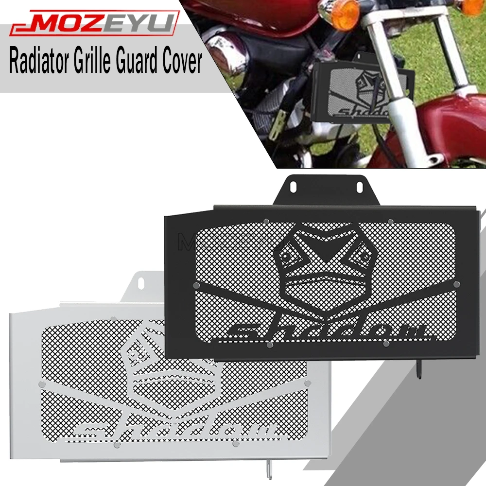 

CNC Radiator Grille Guard Cover Protector Accessories FOR Honda VT 125 shadow VT125 1999 2000 2001 2002 2003 2004 2005 2006 2007