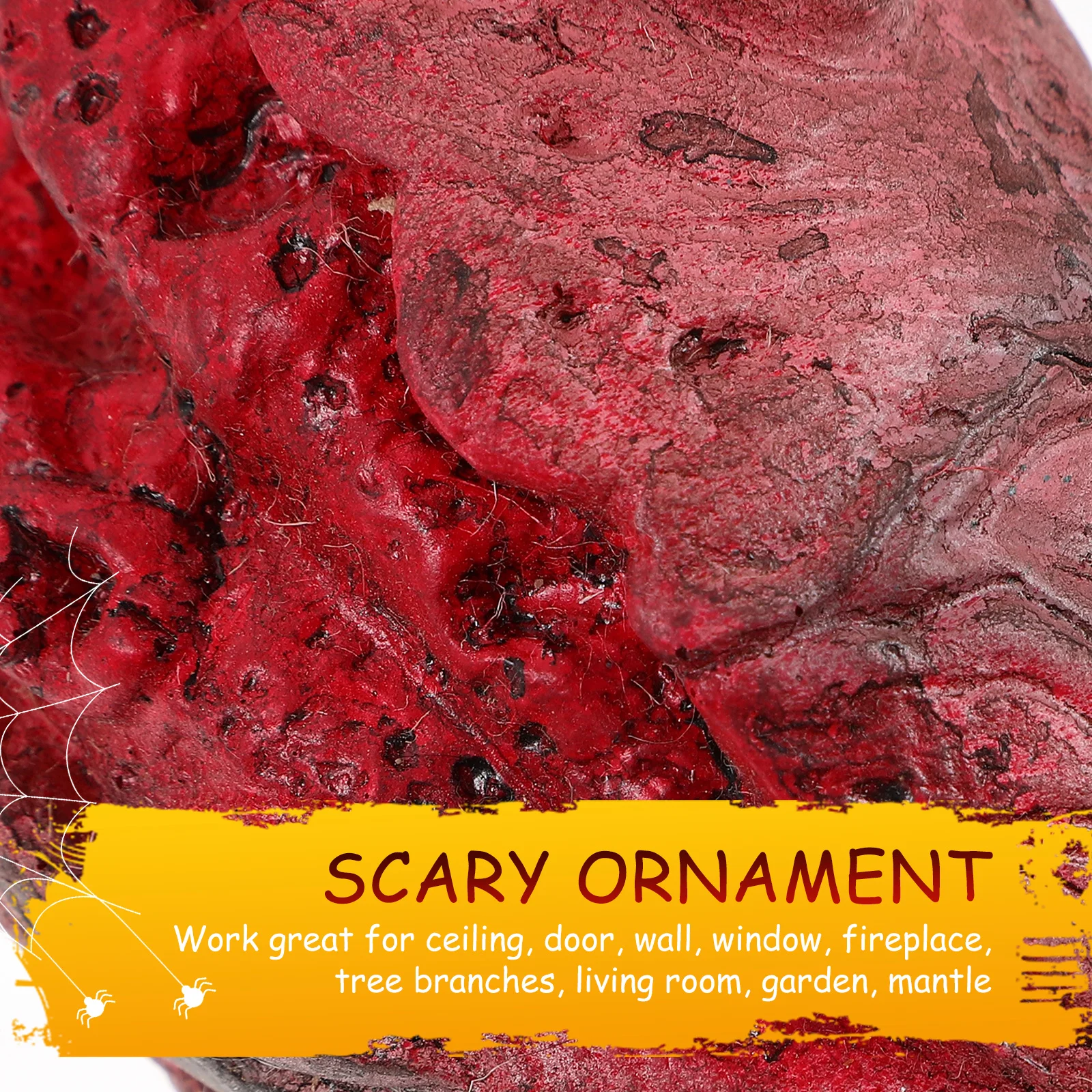 

4 шт. реалистичный человеческий орган Хэллоуин подвесной орнамент жуткий декоративный реквизит для вечеринки в помещении и на открытом воздухе дом с привидениями