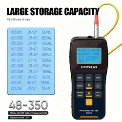 Leeb Hardness Tester Portable Rebound Meter Durometer HL、HB、HRB、HRC、HRA、HV、HS for Metal Steel Without Standard Block