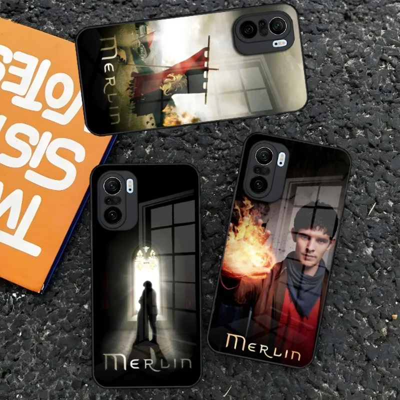 TV Series Merlin Phone Case For Xiaomi 13 12 X Redmi Note 10 11 S Lite T Pro POCO M4 X3 F3 Glass