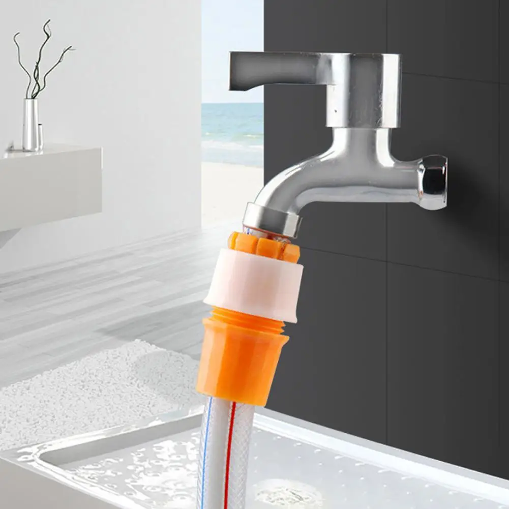 Universal Faucet Interface Water Hose Quick Connectors Garden Joints Irrigation Pipe Watering Fast Accessory Backflow-proof W2E5