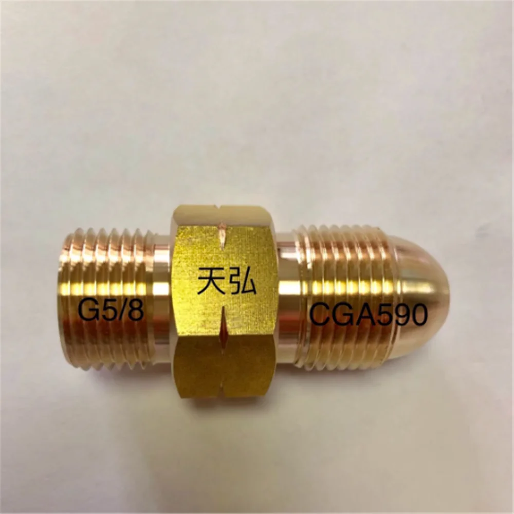 CGA590 adapter external wire CGA590 to 5/8 connector reverse tooth CGA590 round head high voltage connector