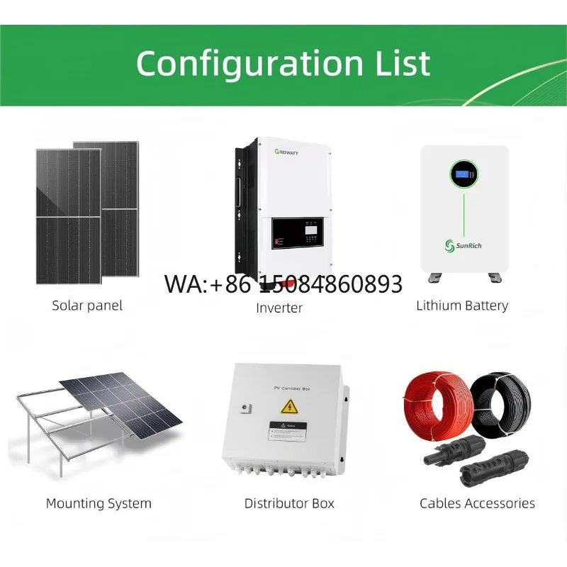 Best Price Off Grid Solar Power Kit SPF18000T DVM-MPV Roof Solar System Home Use
