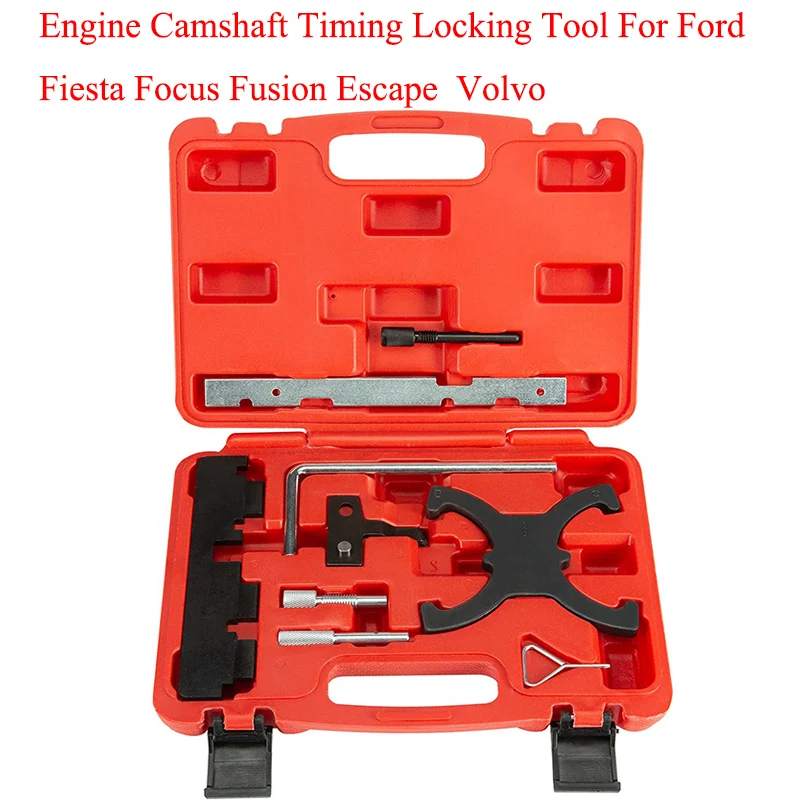 Engine Camshaft Timing Locking Alignment Tool Kit For Ford Fiesta Focus Fusion Escape More Volvo S60 S80 V40 V60 V70 1.5 1.6L