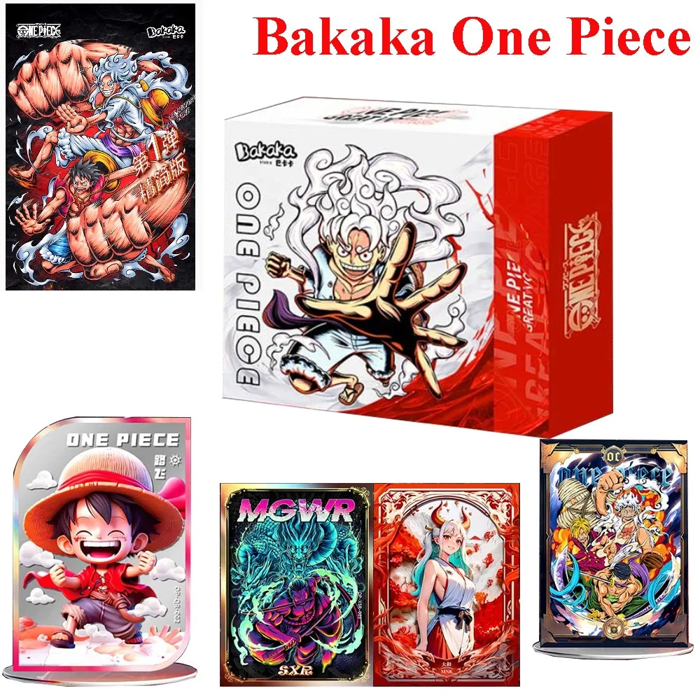 

Bakaka One Piece Collection Cards Set Sail With Passion Anime Nami Luffy Flash SXR SSP Card Trading Game Box Children Gift Toy