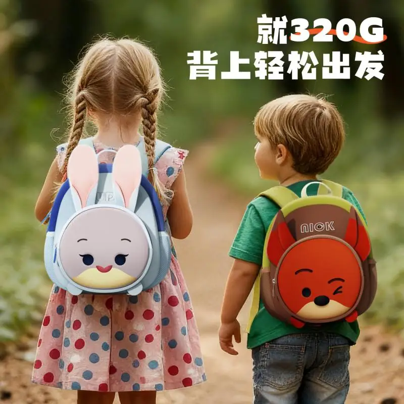 

2026 New Disney Judy Nick Cartoon Backpack Ultra Light Cute Preschool Bag For Boys Girls Outdoor ergarten Daypack Birthday Gift