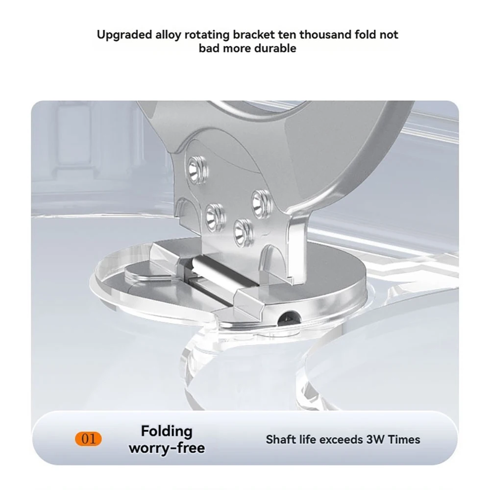 A prueba de golpes 360 °   Funda de teléfono magnética transparente con soporte giratorio, botón táctil para iphone 16 Plus Pro Max 15, protección de lente Promax