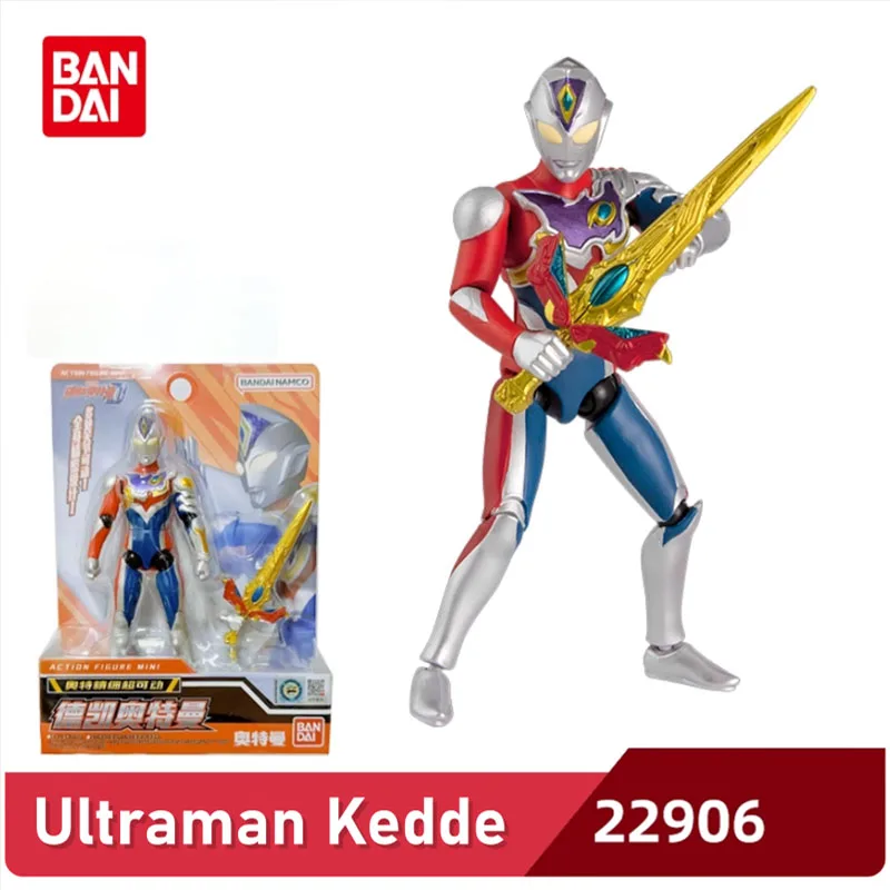 Figura de Acción Oficial de Bandai, Ultraman Decker Flash Tipo 18, con 18 Puntos de Articulación y Manos Intercambiables, Juguete Coleccionable