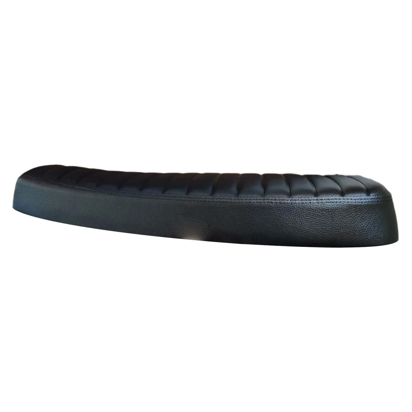 Motorcycle Retro Cafe Racer Seat Vintage Saddle Flat Seat Cushion Anti-corrosion PU Leatherette Motorcycle Accessories 610mm