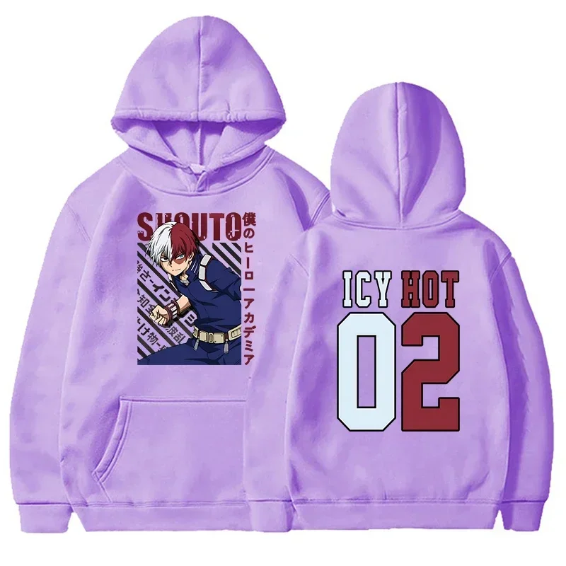 Neue Todoroki Shoto Drucken Anime Hoodie Mode Frauen Männer Casual Tops Herbst Und Winter Sweatshirts Langarm Harajuku Pullover – Detail 7