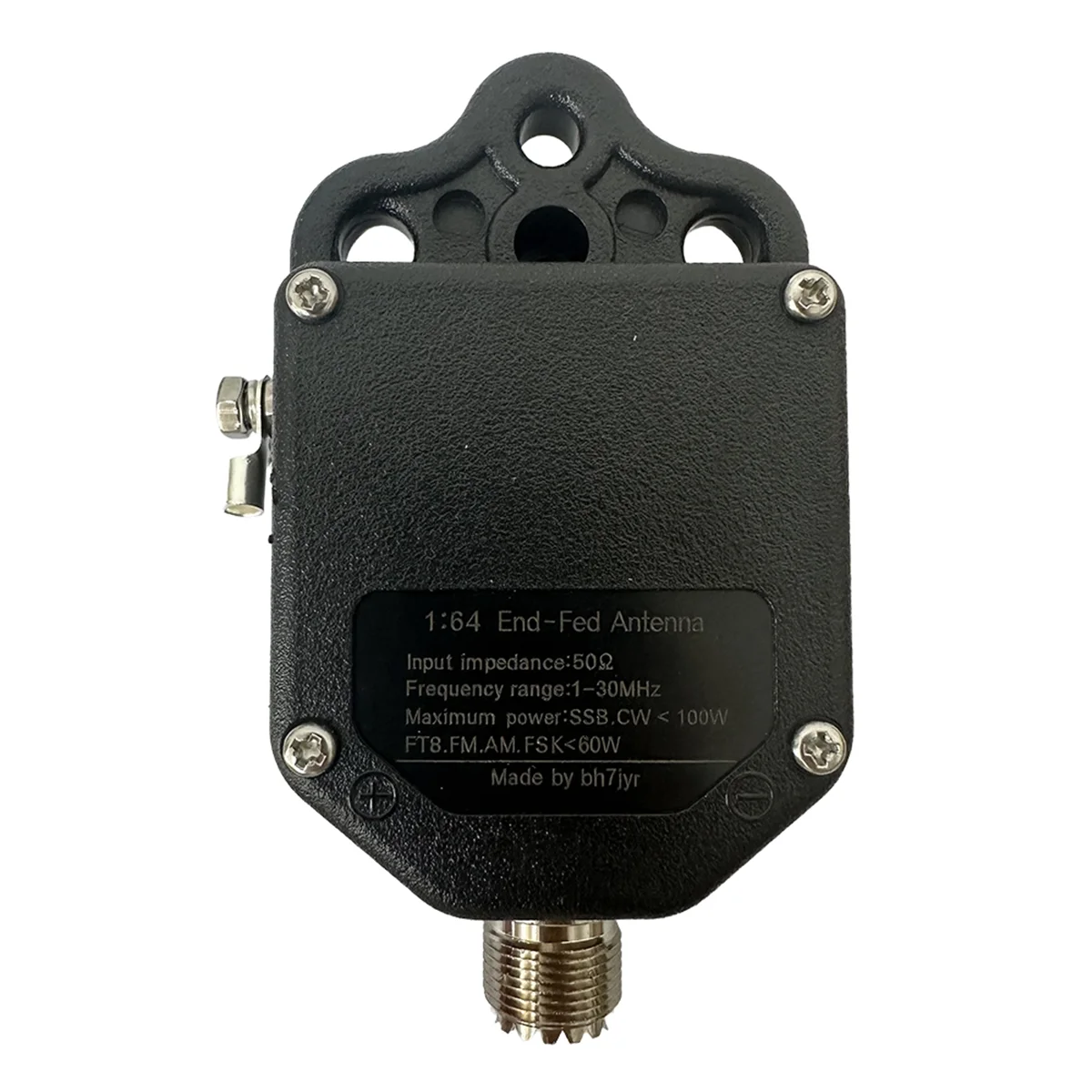 1:64 Balun for 4-Band 8-Band End Fed Antenna Range 1-30MHz Power 100W (PEP) for Frequency Point with Talent