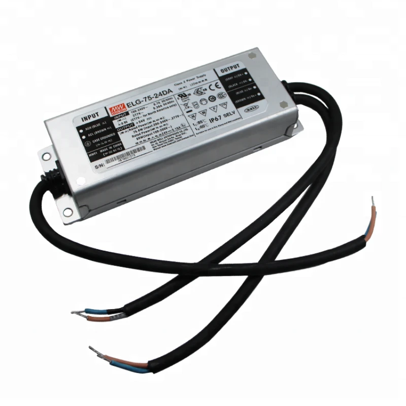 

ELG-75-24DA-3Y 75W Constant Voltage Constant Current 24V 3.15A DALI Dimmable LED Driver