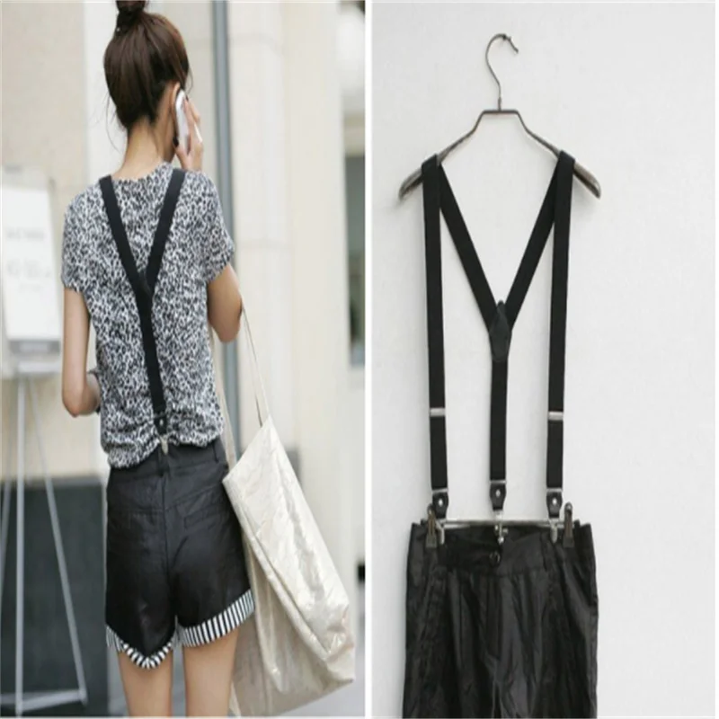 بلون الحمالات الجلدية المرنة الأقواس الرجال النساء أسود أزرق أحمر الأشرطة قابل للتعديل لبدلة الزفاف تنورة اكسسوارات هدية #3